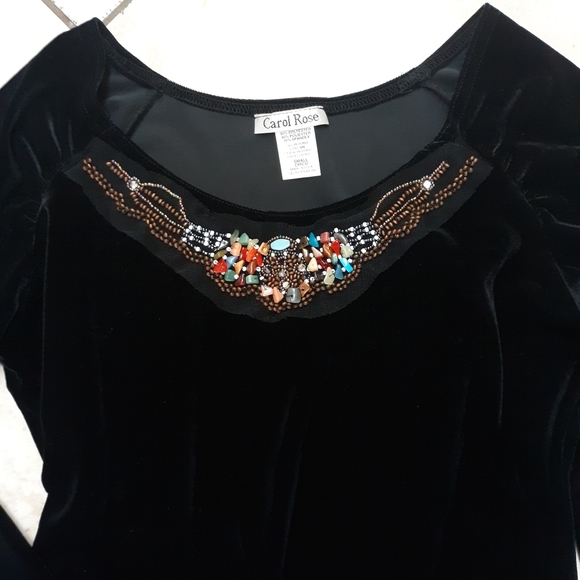 NEW CAROL ROSE LONG SLEEVE TOP - Picture 2 of 4